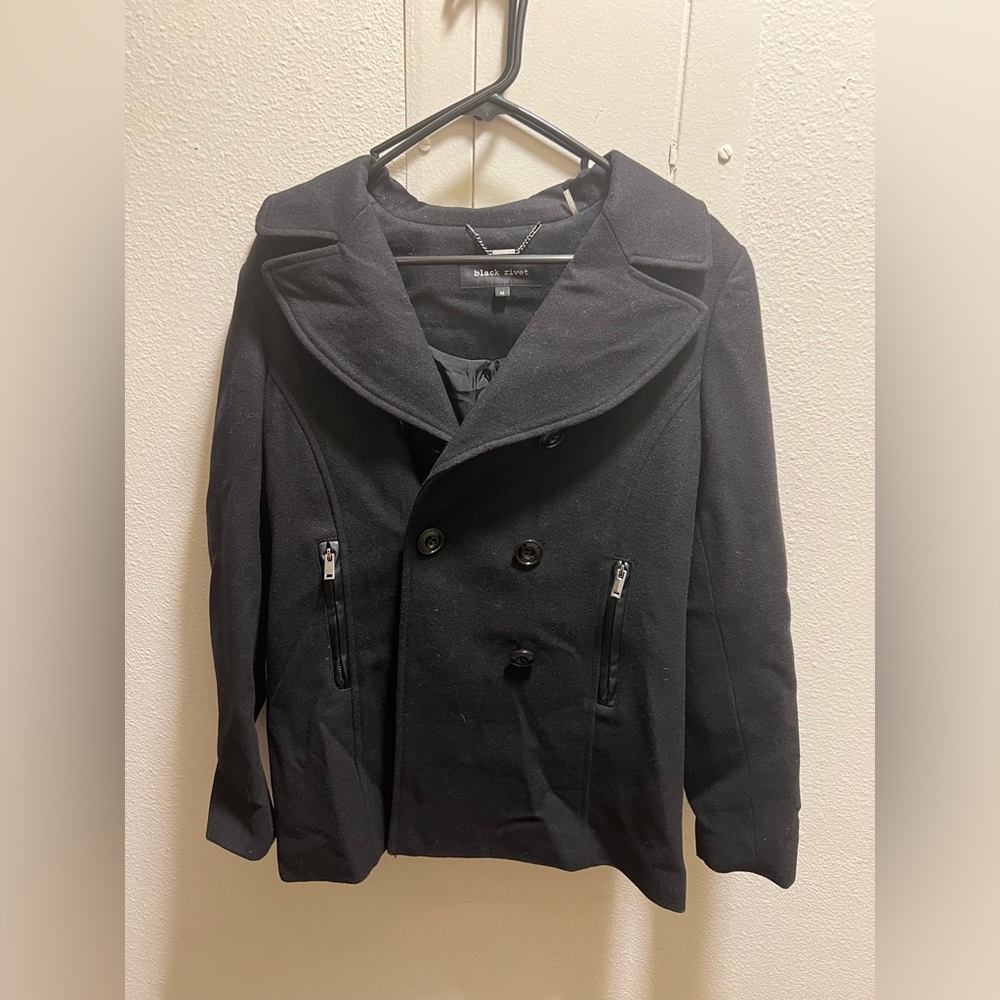 Black Rivet Women’s Coat - Picture 1 of 3